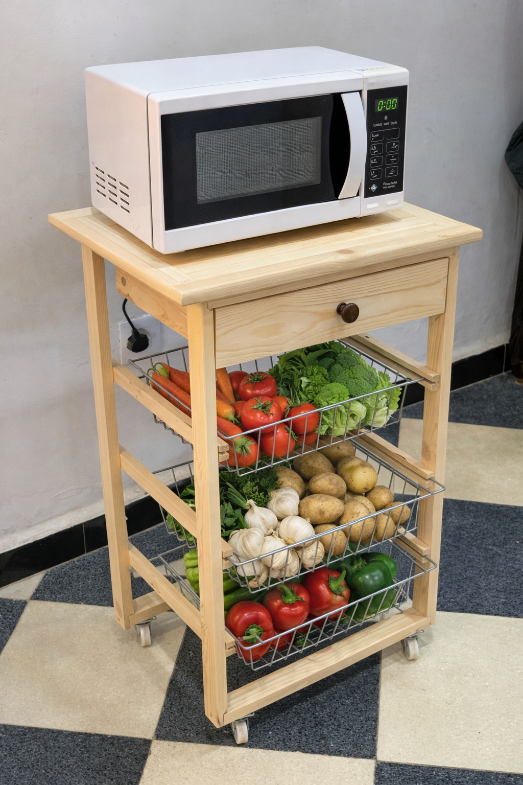 Chariot 🛒 de légumes 🌽