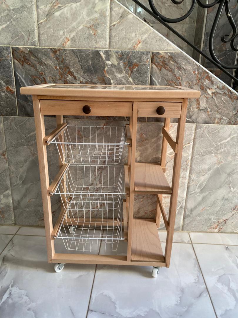 Chariot 🛒 de légumes 🌽 en bois hêtre