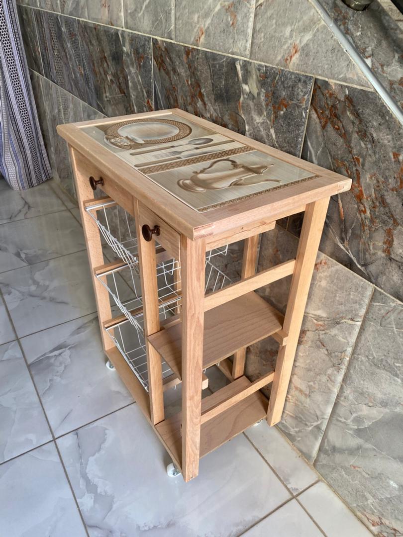 Chariot 🛒 de légumes 🌽 en bois hêtre
